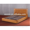 2016 new factory 100% real leather bed